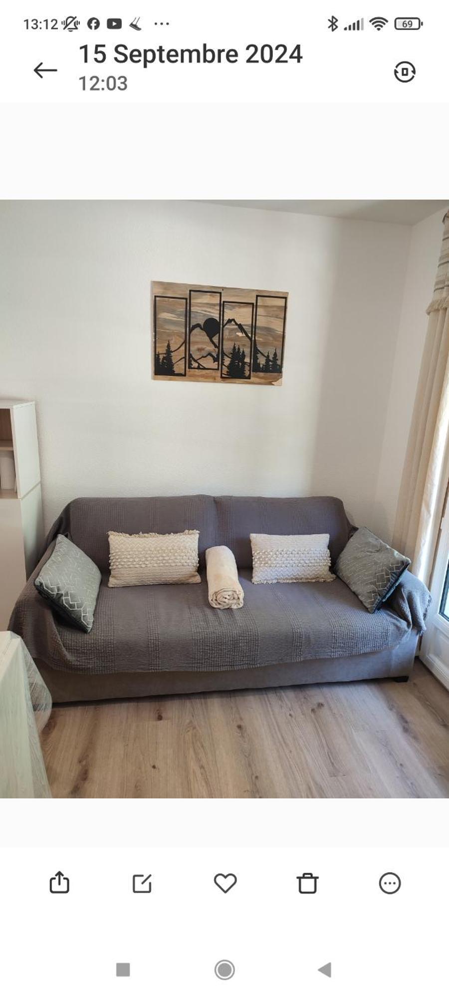 Charmant Appartement 4 Pers,Vue Montagne Avec Parking Prive Et Balcon 科特雷 外观 照片